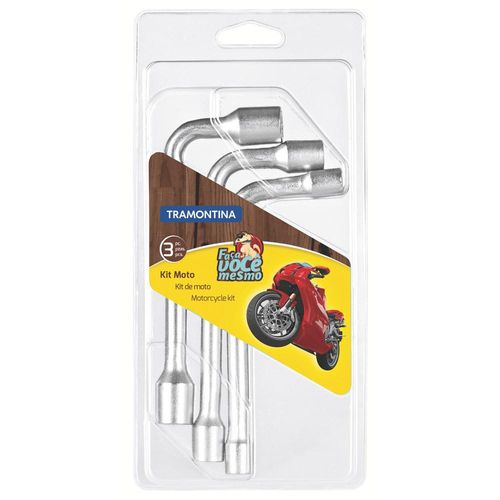 Jogo de Mini Chaves Biela 3 Peças, 8,10 e 12 MM, Forjado em Aço Especial