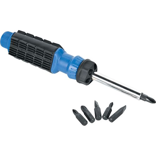 Chave de Fenda com Adaptador Contendo 6 Ponteiras