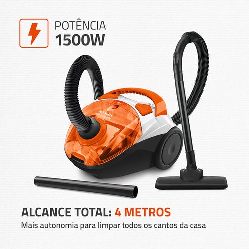 Aspirador de Pó Hepa Mondial Turbo AP-15 - 1500W 127V