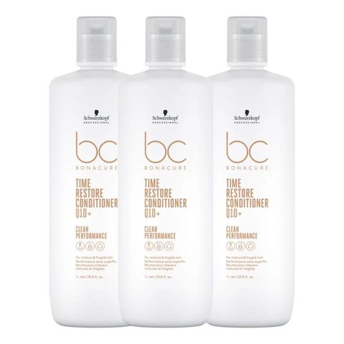 Schwarzkopf Time Restore Q10+ Kit 3 Condicionador 1L