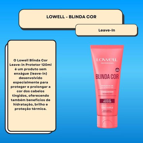 Lowell Blinda Cor Leave-in Protetor 120ml