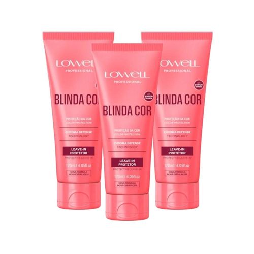Lowell Blinda Cor Kit 3 Leave-in Protetor 120ml