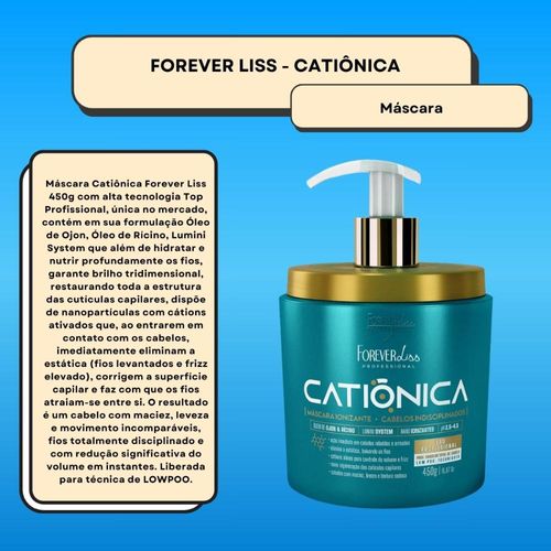 Forever Liss Catiônica Máscara 450g