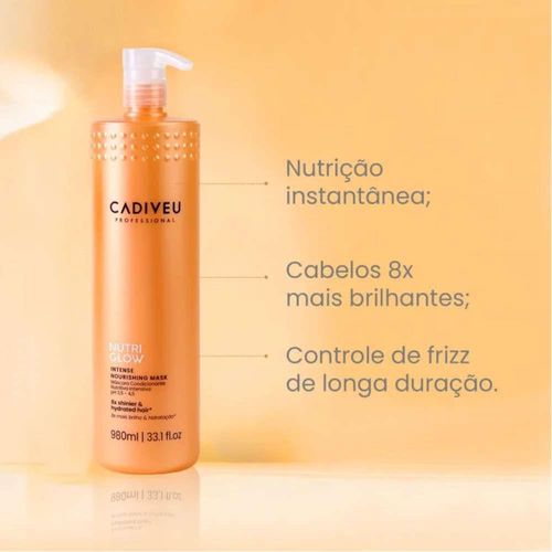 Cadiveu Nutri Glow Máscara Intensa 980ml