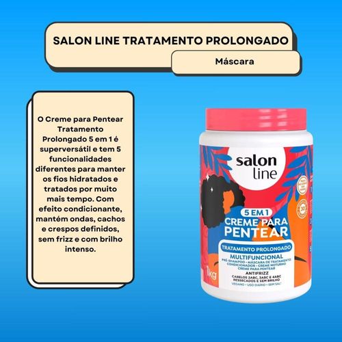 Salon Line Tratamento Prolongado Creme Para Pentear 1kg