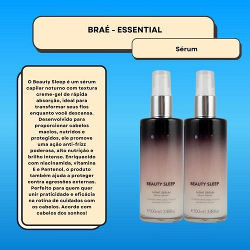 Braé Beauty Sleep Night Kit 2 Sérum Tratamento Noturno 100ml