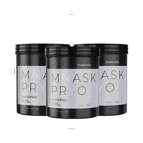 Madamelis Máscara Pro Matizadora Neuter Yellow (3 x 1 Kilo)