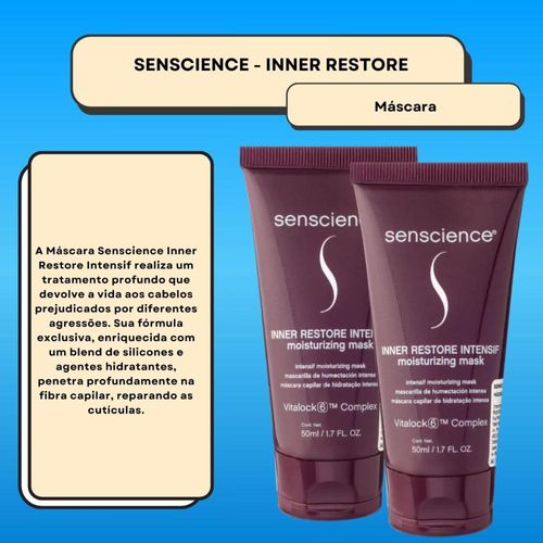 Senscience Inner Restore Moisturizing Kit 2 Mask 50ml