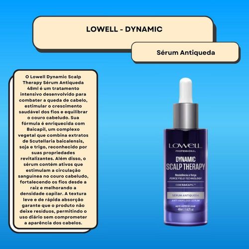 Lowell Dynamic Sérum Antiqueda 48ml