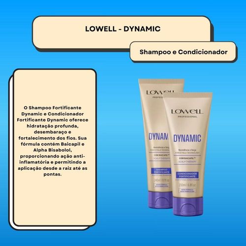 Lowell Dynamic Kit Shampoo e Condicionador Fortificante