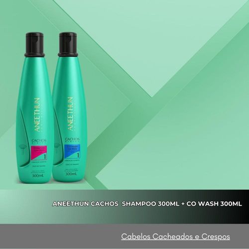 Aneethun Cachos Shampoo 300ml + Co Wash 300ml