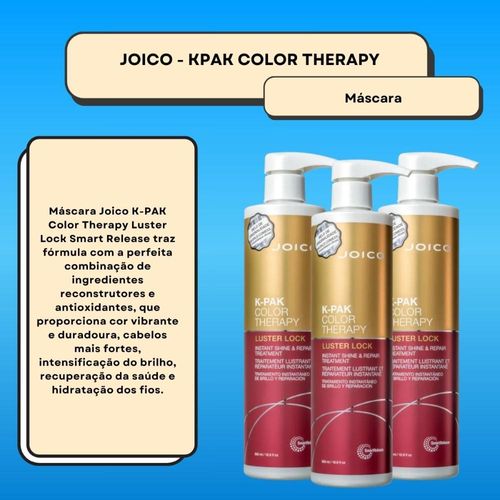 Joico K-PAK Color Therapy Luster Lock Kit 3 Máscara 500ml