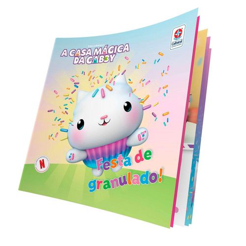 Livro A Casa Mágica da Gabby com Massinha de Modelar Estrela