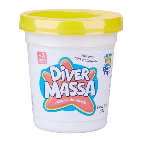Massinha de Modelar Diver Massa 50g Divertoys 8077