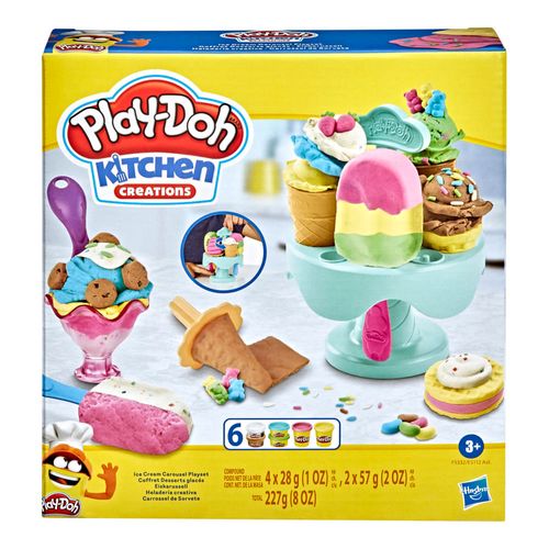 Conjunto Play-Doh Carrossel Sorvete Hasbro
