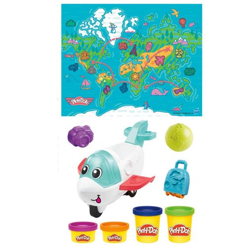 Conjunto Play-Doh Avião Explorador Hasbro