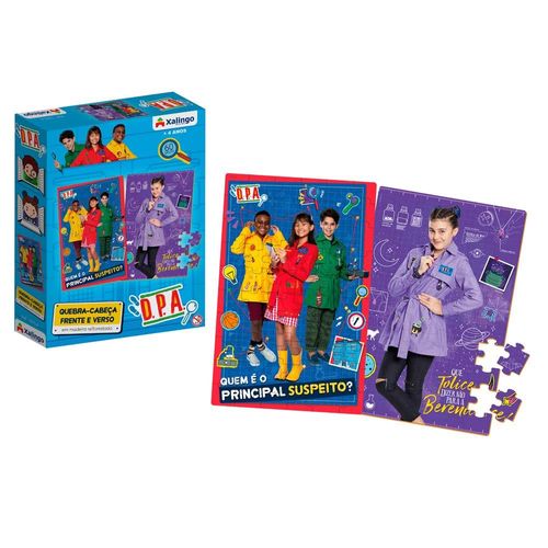 Quebra-cabeça DPA 60 Peças Frente Verso Xalingo 5515.4