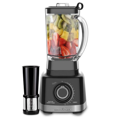 Liquidificador Britânia Fortis Turbo BLQ1300 Preto 220V