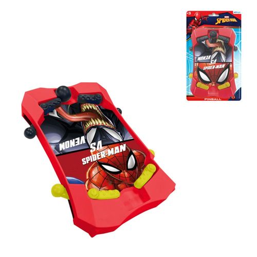 Pinball Spiderman Etitoys Vermelho