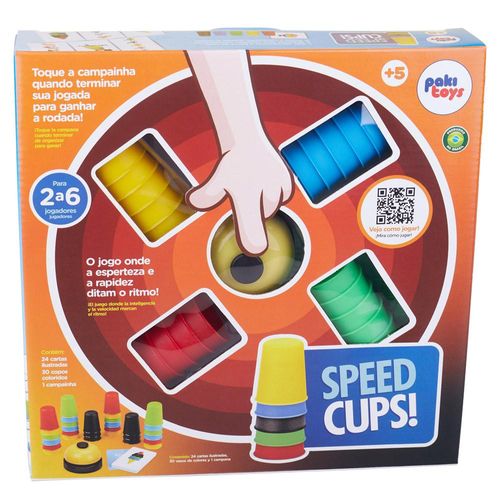 Jogo Speed Cups Pakitoys 1200