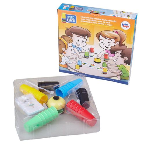 Jogo Speed Cups Pakitoys 1200