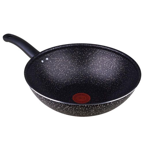 Frigideira Wok 28cm Antiaderente Stone Pro Rochedo Preta