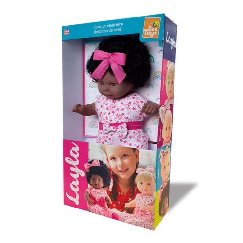 Boneca Layla Negra 785 Bee Toys
