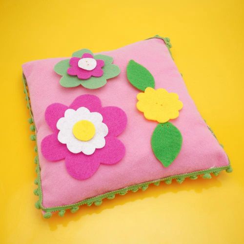 Kit Almofada Rosa para Boneca Paula Stephania Estrela