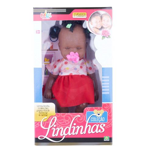 Boneca Lindinhas Negra 606 Milk