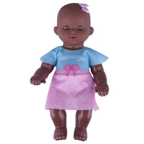 Boneca Lucy com Laço Negra Milk Brinquedos 987