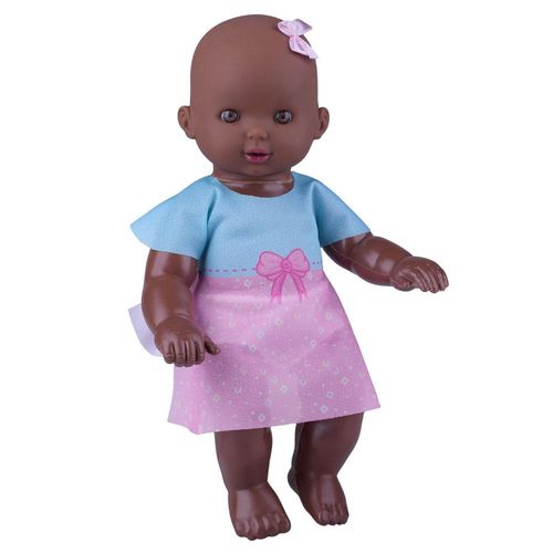 Boneca Lucy com Laço Negra Milk Brinquedos 987