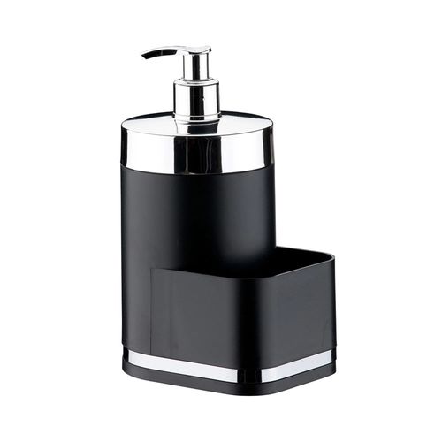 Dispenser de Detergente Future em Acrílico Preto 500ml