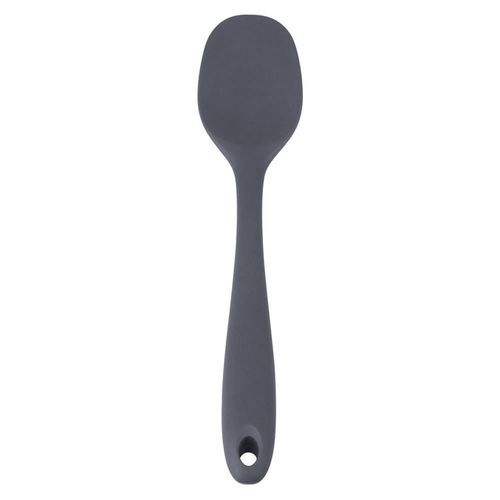 Espátula Colher de Cozinha Cazza Easy em Silicone Cinza