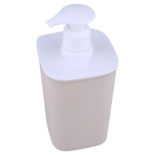 Porta Sabonete Líquido Plasútil Fosco Bege