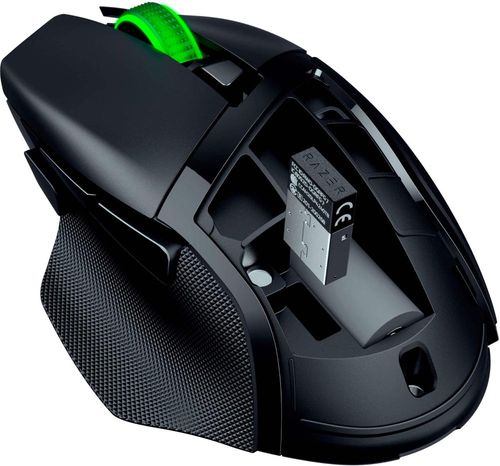 Razer - Mouse para jogos sem fio personalizável Basilisk V3 X HyperSpeed ​​- Preto-RZ01-04870100-R3U1