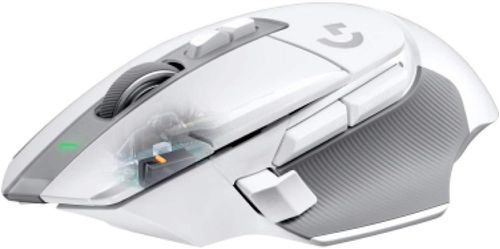Logitech - Mouse para jogos sem fio G502 X LIGHTSPEED com sensor HERO 25K - Branco-910-006187