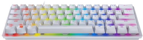 Razer - Huntsman Mini 60% Wired Optical Clicky Switch Teclado para jogos com retroiluminação Chroma RGB - Mercury-RZ03-03390300-R3M1