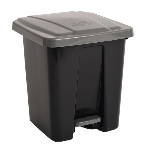 Lixeira com Pedal 15L Plásticos MB 2107 Preta
