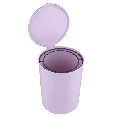 Lixeira de Banheiro Com Tampa 5L Serene Coza Rosa
