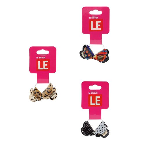 Presilha Piranha Le Mini Mix 2 Unidades Cores Diversas - Item Sortido