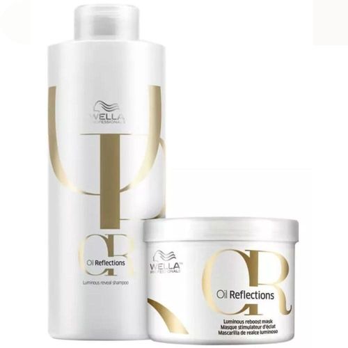 Wella Professionals Oil Reflections - Shampoo 1000ml + Máscara 500ml