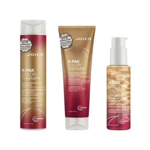 Joico K-PAK Color Therapy Shampoo + Condicionador + Óleo Leave-in