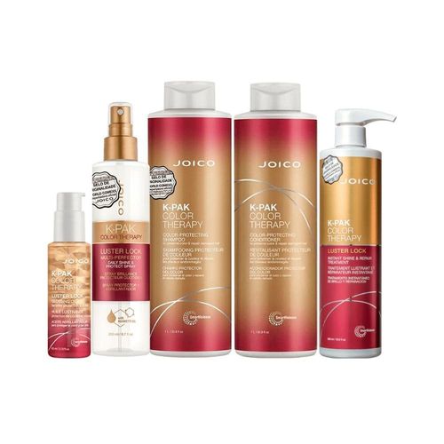 Joico K-PAK Color Therapy Duo Grande + Máscara 500ml + Leave in 200ml + Óleo Capilar 63ml