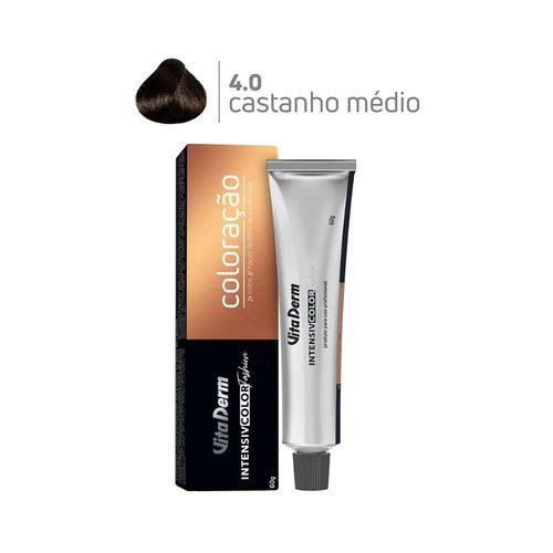 Vita Derm Intensiv Color Fashion 4.0 Castanho Medio 60g