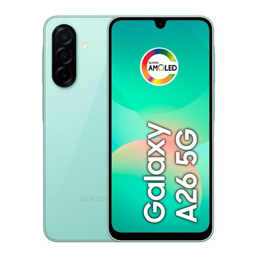 Smartphone Samsung Galaxy A26 5G Dual Chip 256Gb Tela 6,7" Câmera Tripla 50MP+8MP+5MP Verde