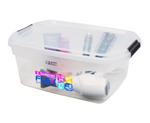 Organizador 20L Baixo com Tampa Flex SR931 Sanremo