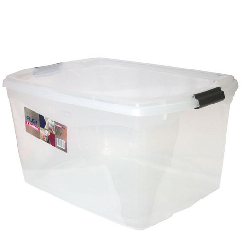 Organizador 68 Litros Sanremo Flex SR971 Cristal