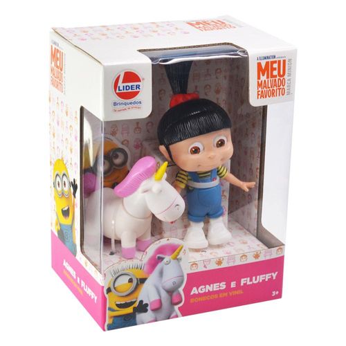 Boneco Vinil Agnes & Fluffly 2857 Lider