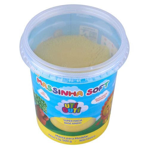 Massa de Modelar 500g Amarela Uti Guti 004004