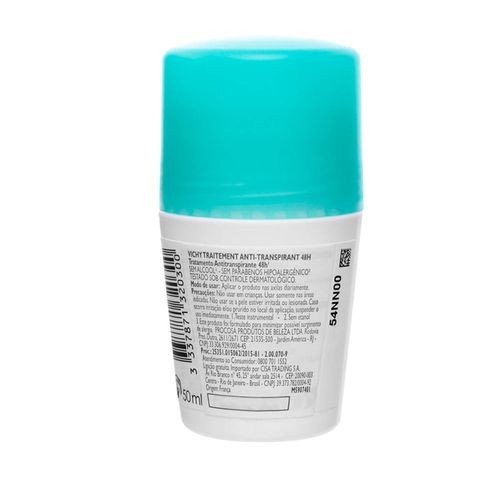 Desodorante Vichy Rollon Antitranspirante 48H Renovação 50ML